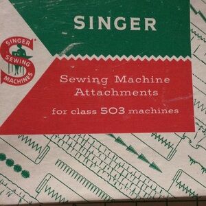 Singer Sewing Machine Attachments for Slant Shank Machines + Cams for Rocketeer